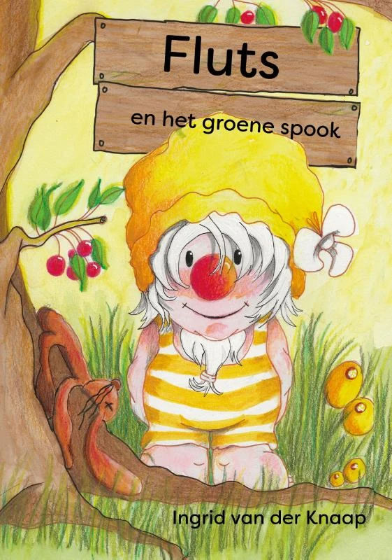 Fluts en het groene spook – Ingrid van der Knaap – boek cover
