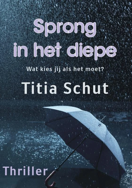 Sprong in het diepe – Titia Schut – boek cover