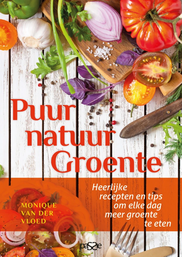 Puur natuur Groente – Monique Van der Vloed – boek cover