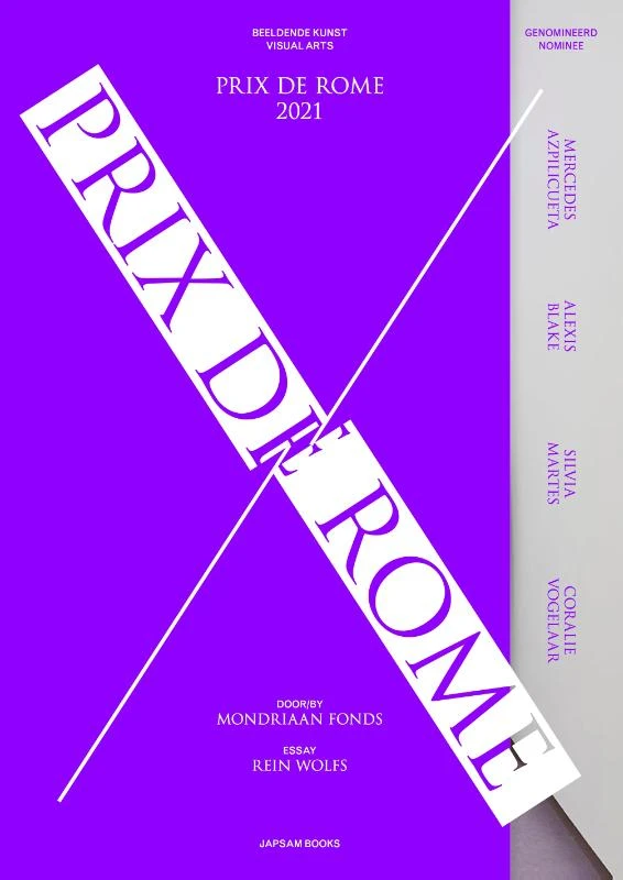 Prix de Rome 2021 – Dagmar Dirkx – boek cover