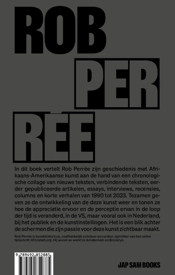 Een zwarte collage – Rob Perrée – boek cover