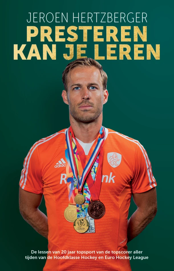 Presteren kan je leren – Jeroen van Hertzberger – boek cover