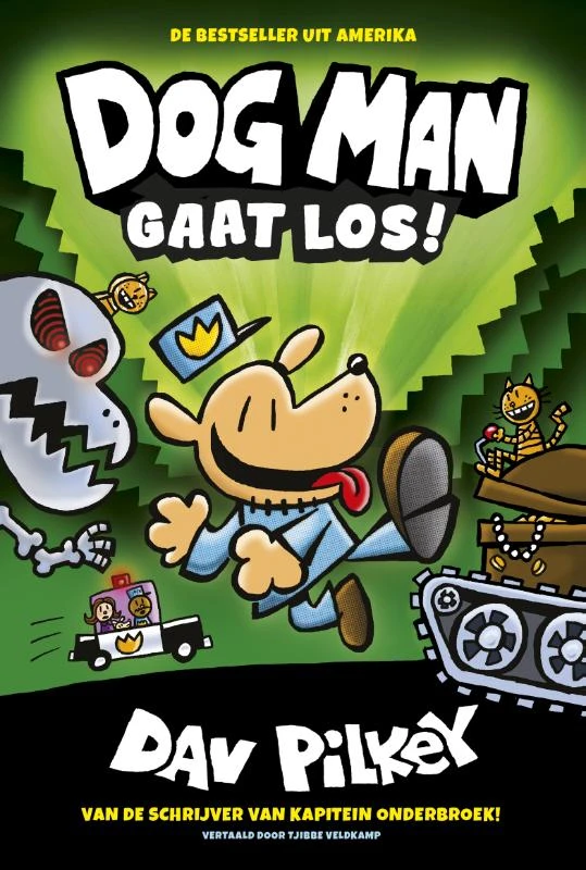 Dog Man gaat los! – Dav Pilkey – boek cover