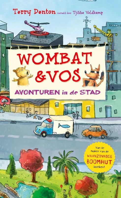 Avonturen in de stad – Terry Denton – boek cover
