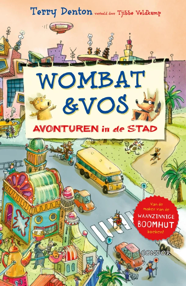Wombat & Vos zoeken het gevaar – Terry Denton – boek cover