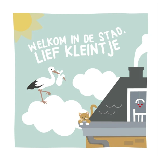 Welkom in de stad, lief kleintje – Noox City Kids – boek cover