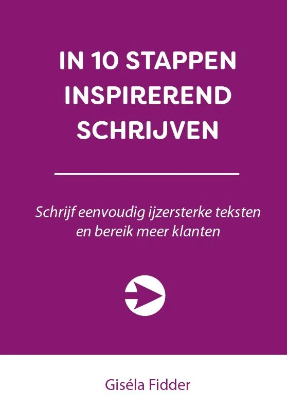 In 10 stappen inspirerend schrijven – Gis¿la Fidder – boek cover