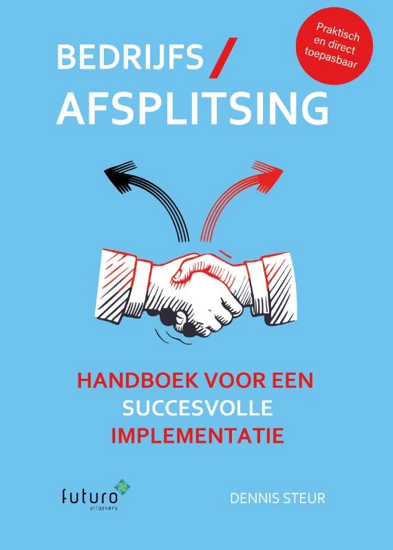 Bedrijfsafsplitsing – Dennis Steur – boek cover