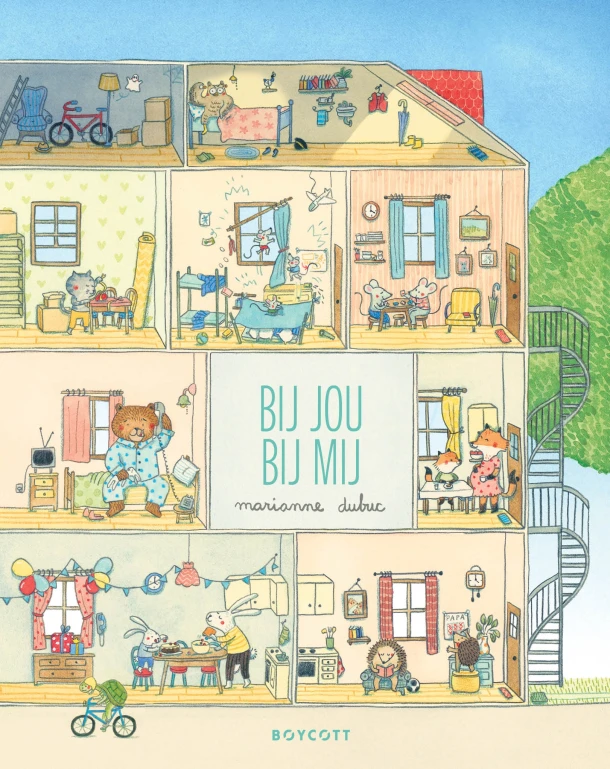 Bij jou, bij mij – Marianne Dubuc – boek cover