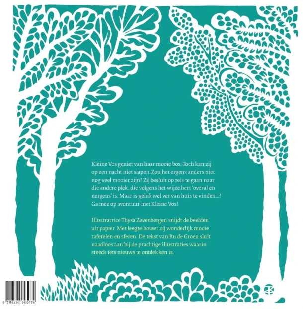 Kleine Vos op zoek naar Overal en Nergens – Thysa Zevenbergen – boek cover