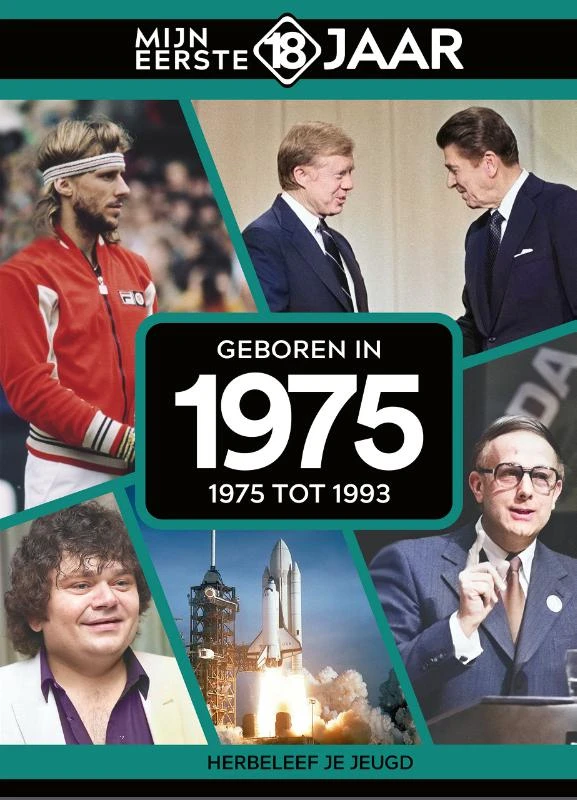 Geboren in 1975 – Mijn eerste 18 jaar – boek cover