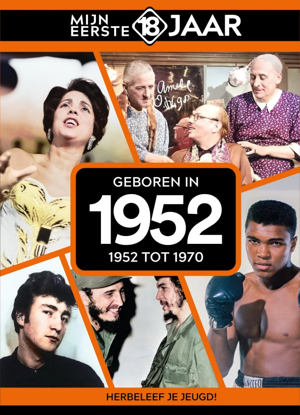 Geboren in 1952 – Mijn eerste 18 jaar – boek cover
