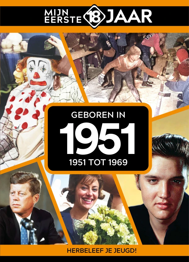 Geboren in 1951 – Mijn eerste 18 jaar – boek cover