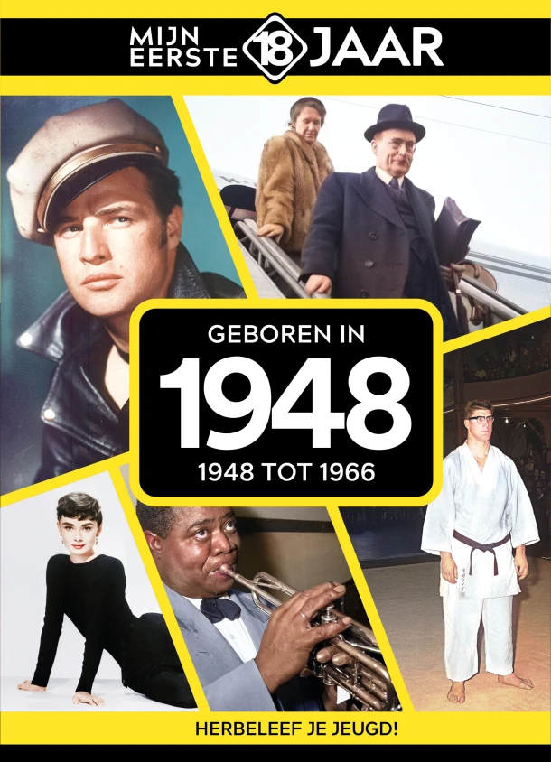 Geboren in 1948 – Mijn eerste 18 jaar – boek cover