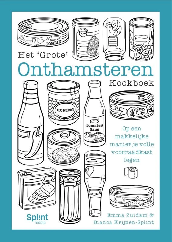 Het 'Grote' Onthamsteren Kookboek – Emma Zuidam – boek cover