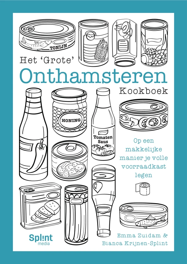 Het 'Grote' Onthamsteren Kookboek – Emma Zuidam – boek cover
