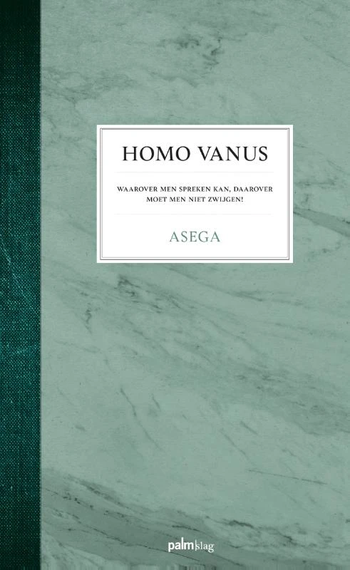 Homo vanus – Asega – boek cover