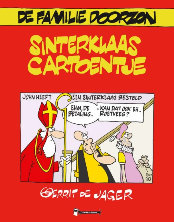 Sinterklaas Cartoentje – Gerrit de Jager – boek cover