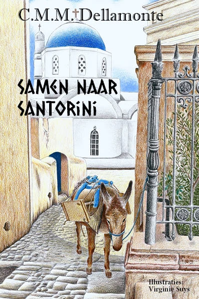 Samen naar Santorini – C.M.M. Dellamonte – boek cover