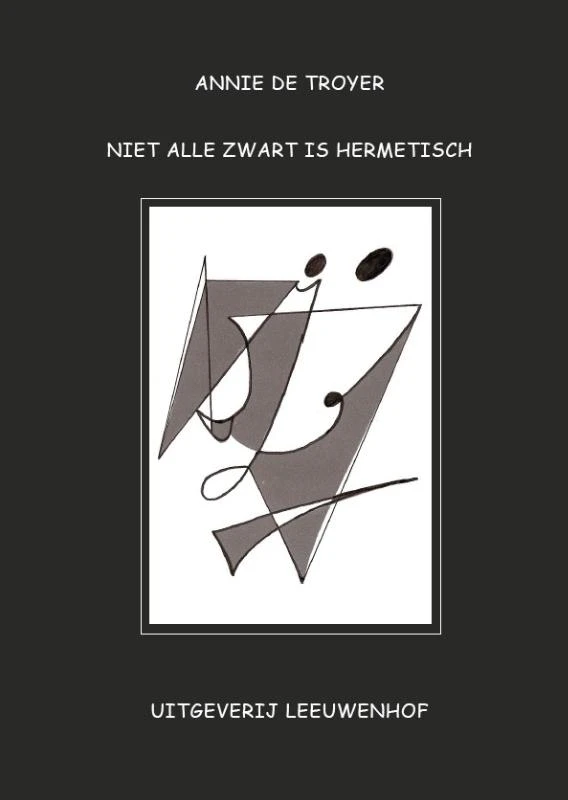 Niet alle zwart is hermetisch – Ann De Troyer – boek cover