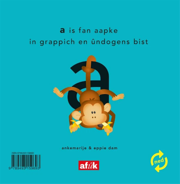 a is fan aapke - a is van aapje – Eppie Dam – boek cover