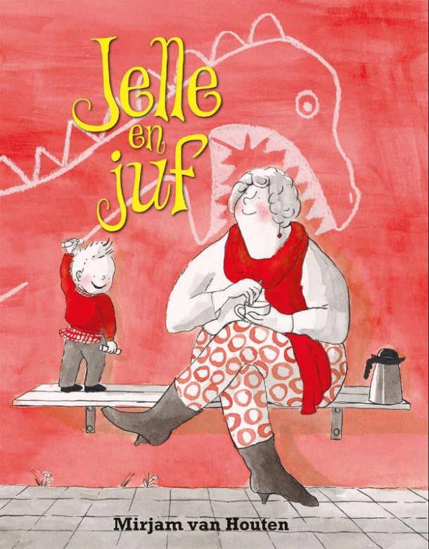 Jelle en juf – Mirjam van Houten – boek cover