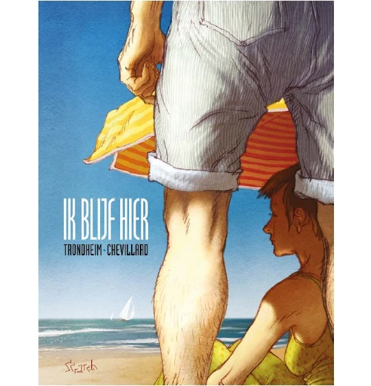 Ik blijf hier – Lewis Trondheim – boek cover