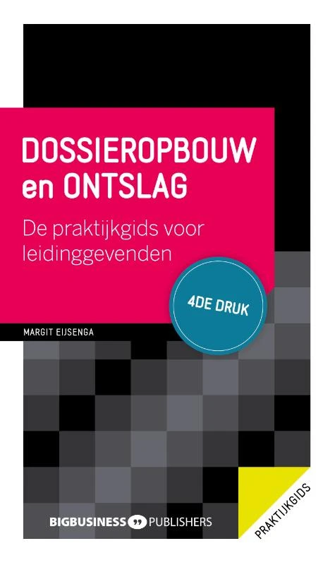 Dossieropbouw en ontslag - 4de druk – Margit Eijsenga – boek cover