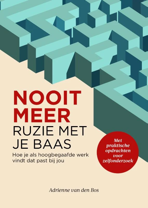 Nooit meer ruzie met je baas – Adrienne Van den Bos – boek cover