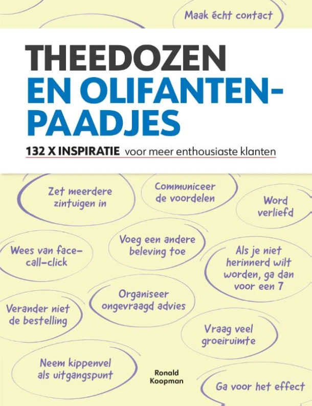 Theedozen en olifantenpaadjes – Ronald Koopman – boek cover