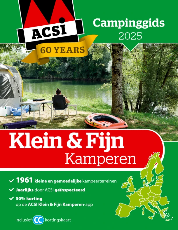 Acsi Klein & fijn kamperen 2025 – ACSI – boek cover
