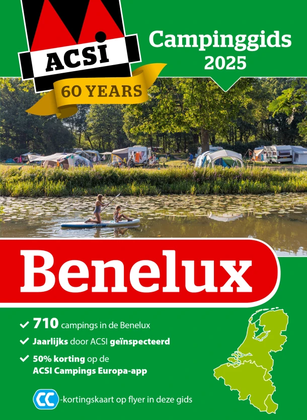 ACSI Campinggids Benelux 2025 – ACSI – boek cover