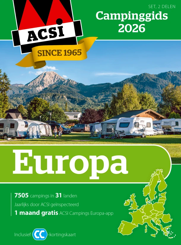 ACSI Campinggids Europa 2026 – ACSI – boek cover
