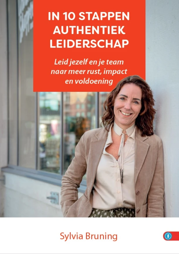 In 10 stappen authentiek leiderschap – Sylvia Bruning – boek cover