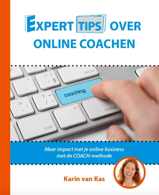 Experttips over online coachen – Karin van Kas – boek cover