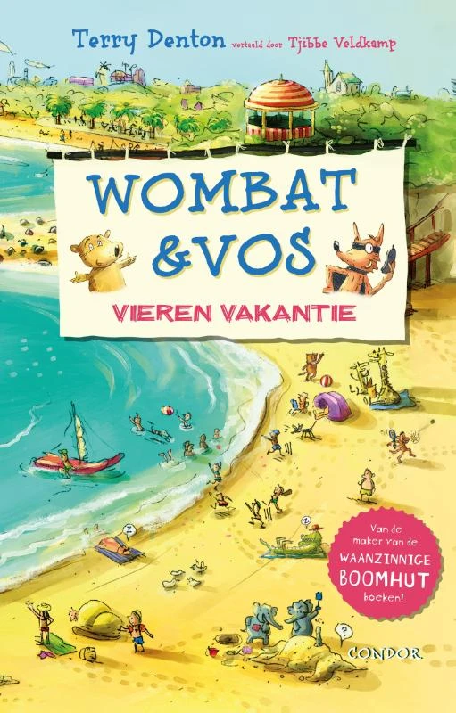 Wombat & Vos vieren vakantie – Terry Denton – boek cover