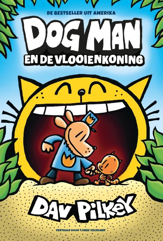 Dog Man en de vlooienkoning – Dav Pilkey – boek cover