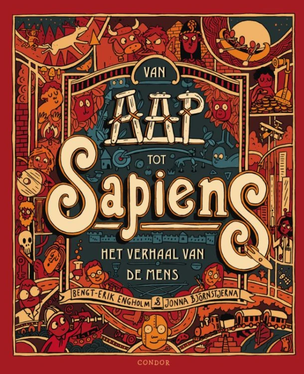 Van aap tot sapiens – Bengt-Erik Engholm – boek cover