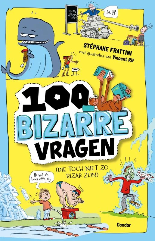 100 bizarre vragen – Stephane Frattini – boek cover