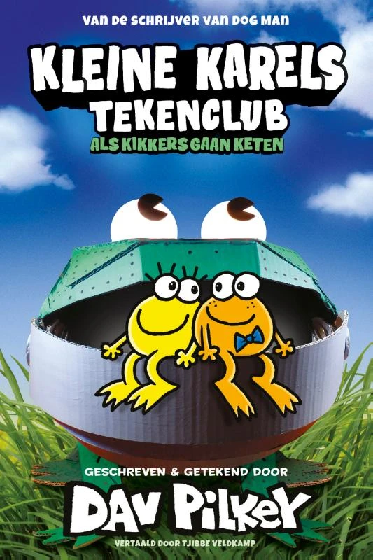 Als kikkers gaan keten – Dav Pilkey – boek cover