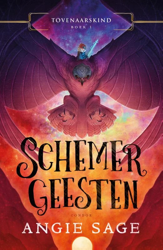 Tovenaarskind 1: Schemergeesten – Angie Sage – boek cover