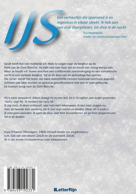 IJs – Koen D\'haene – boek cover