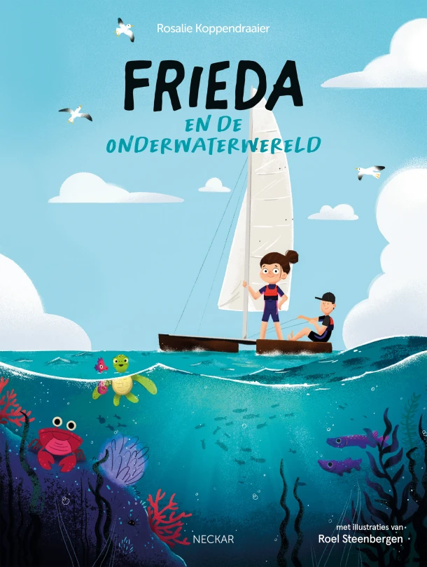 Frieda en de onderwaterwereld – Rosalie Koppendraaier – boek cover