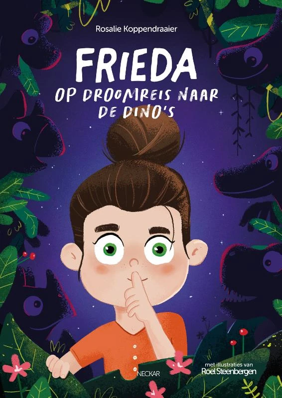 Frieda op droomreis naar de dino's – Rosalie Koppendraaier – boek cover