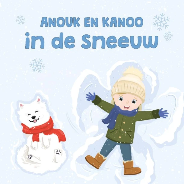 Anouk en Kanoo in de sneeuw – Anouk Van der Jeught – boek cover