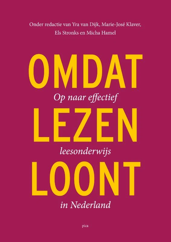 Omdat lezen loont – Yra van Dijk – boek cover