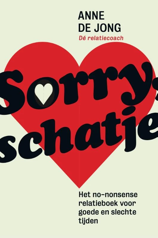 Sorry, schatje – Anne de Jong – boek cover