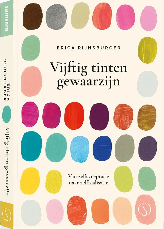 Vijftig tinten gewaarzijn – Erica Rijnsburger – boek cover