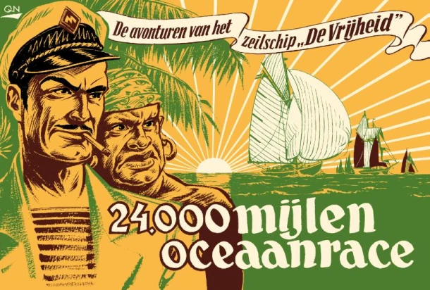 24.000 mijlen oceaanrace – Pieter Kuhn – boek cover