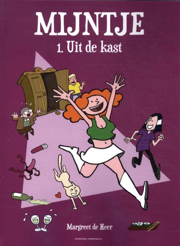 Mijntje 1: Uit de kast – Margreet de Heer – boek cover